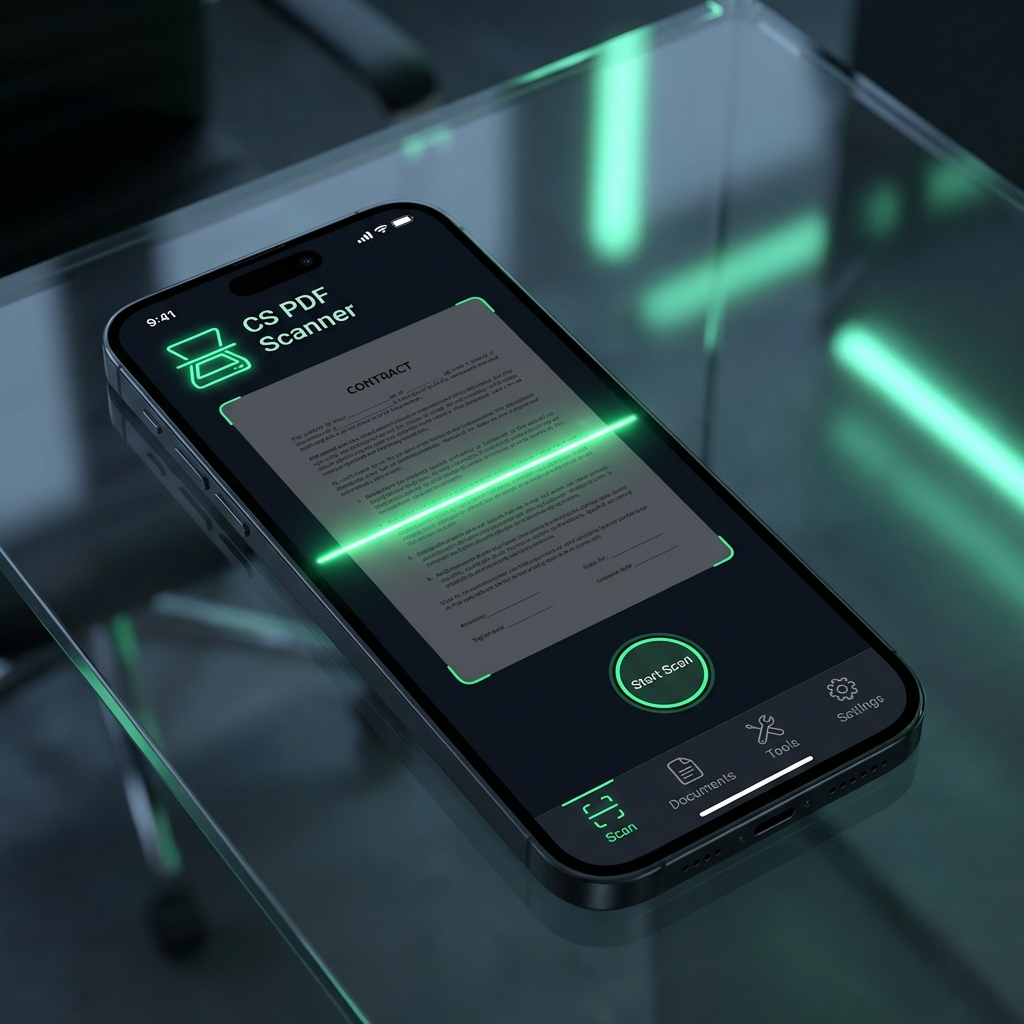 CS PDF Scanner App UI